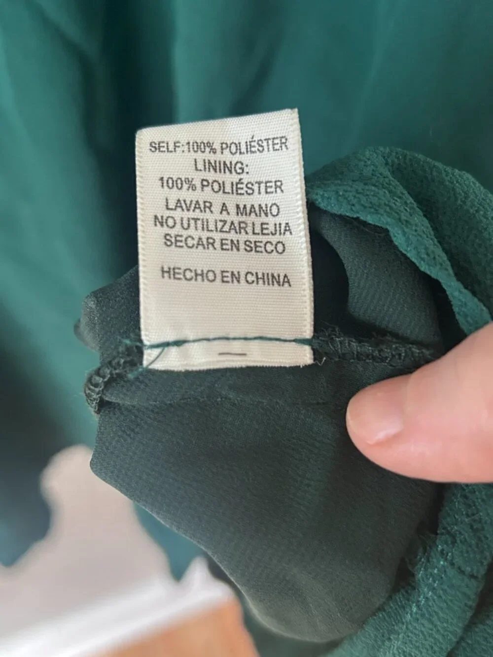 ModCloth Green Bell Sleeve Fit and Flare Dress - Picture 6 of 6